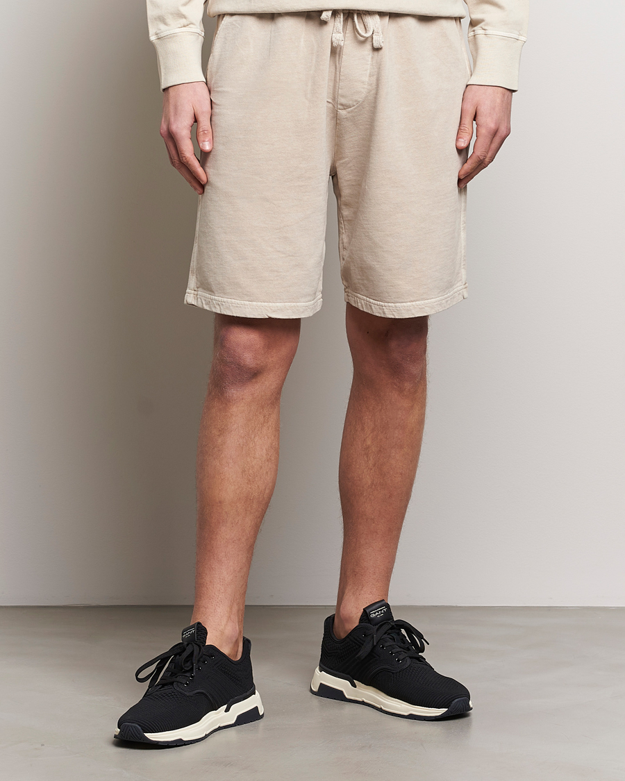 Herr | GANT | GANT | Sunbleached Sweatshorts Silky Beige