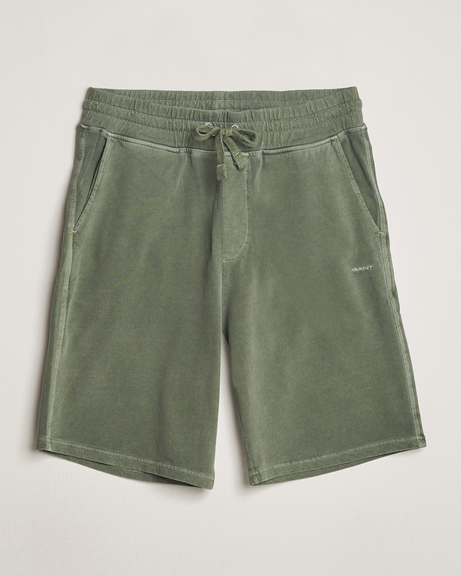 Herr | Shorts | GANT | Sunbleached Sweatshorts Pine Green