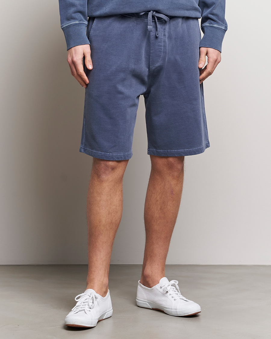 Herr | Kläder | GANT | Sunbleached Sweatshorts Dusty Blue Sea