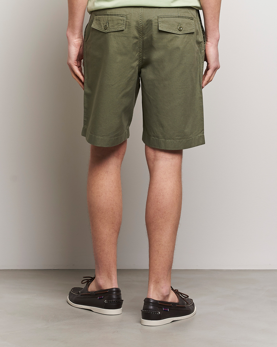 Herr | Shorts | GANT | Cotton/Linen Shorts Four Leaf Clover