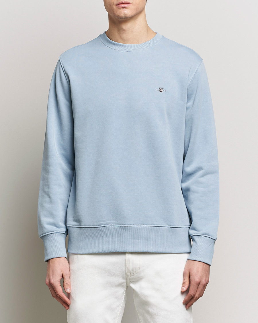 Herr | GANT | GANT | Original Crew Neck Sweatshirt Dove Blue