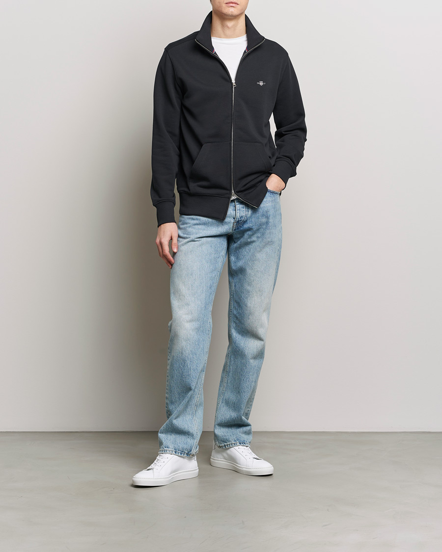 Herr | Tröjor | GANT | Original Full Zip Black