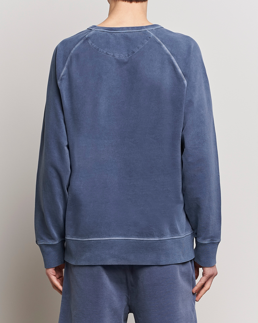 Herr | Tröjor | GANT | Sunbleached Crew Neck Sweatshirt Dusty Blue Sea