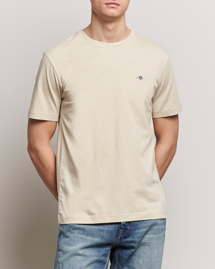 Herr | Avdelningar | GANT | The Original T-Shirt Silky Beige