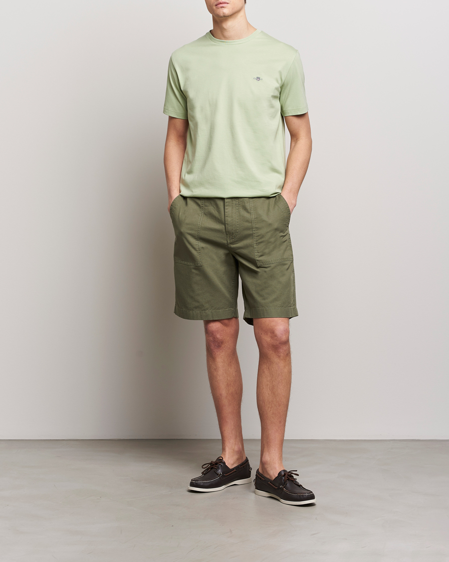 Herr | T-Shirts | GANT | The Original T-Shirt Milky Matcha