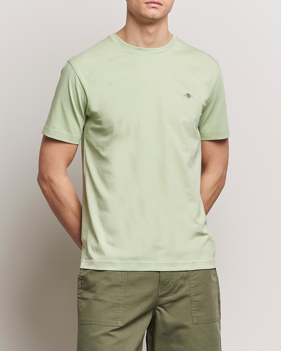 Herr | Kläder | GANT | The Original T-Shirt Milky Matcha