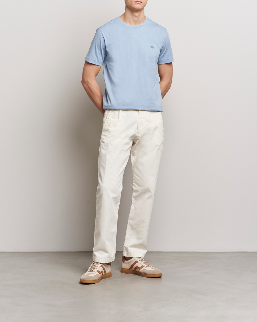 Herr | T-Shirts | GANT | The Original T-Shirt Dove Blue