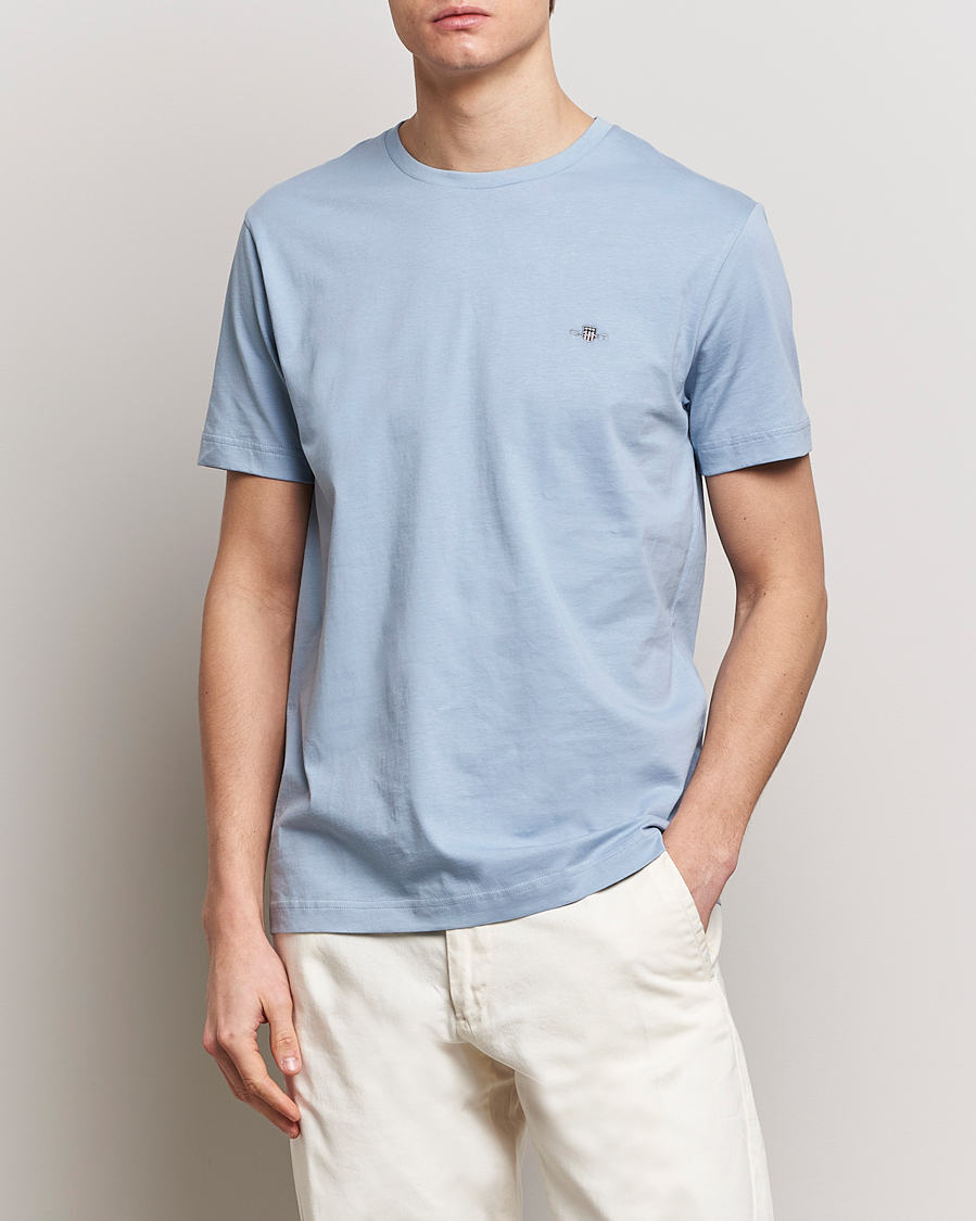 Herr | T-Shirts | GANT | The Original T-Shirt Dove Blue