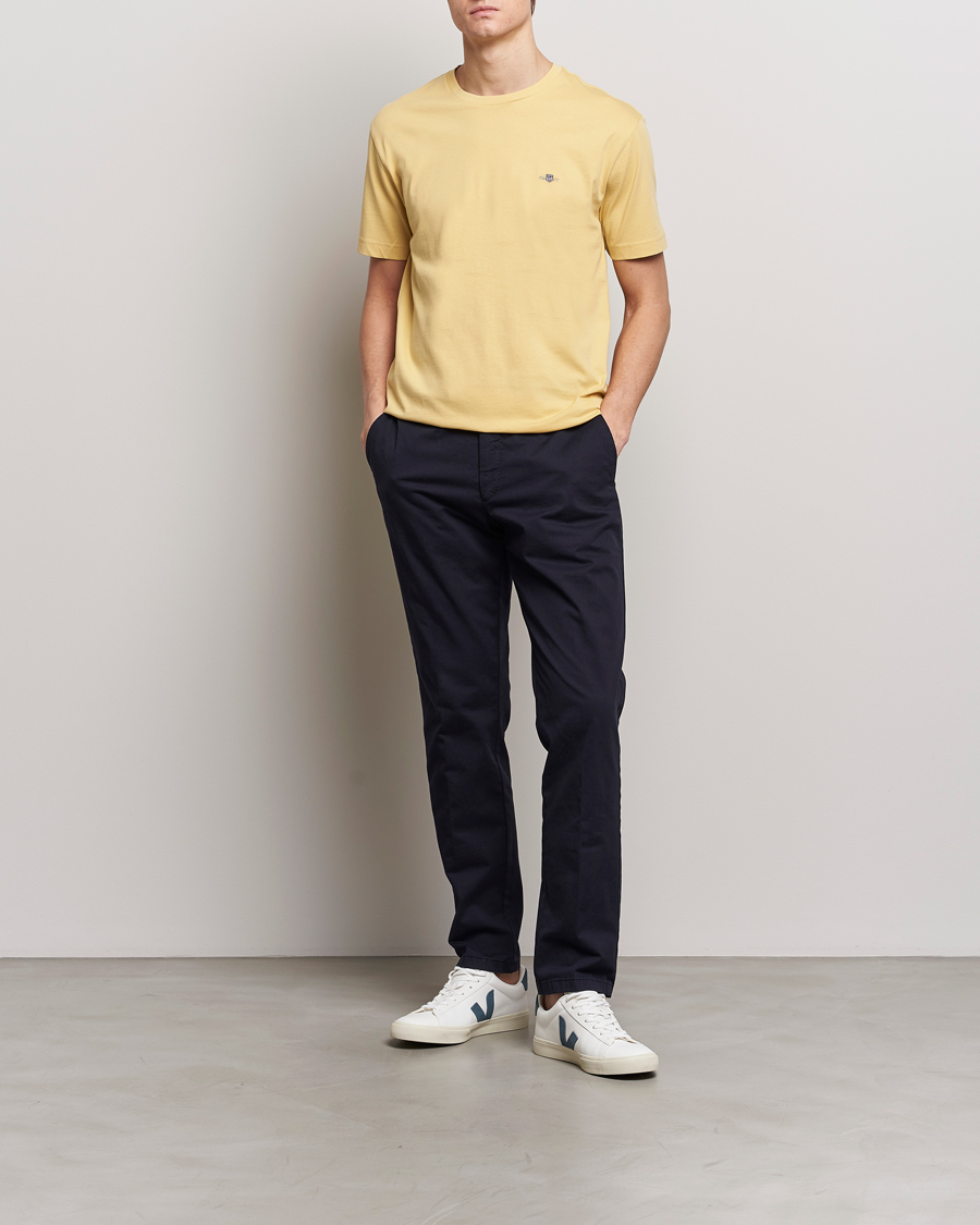 Herr | T-Shirts | GANT | The Original T-Shirt Dusty Yellow