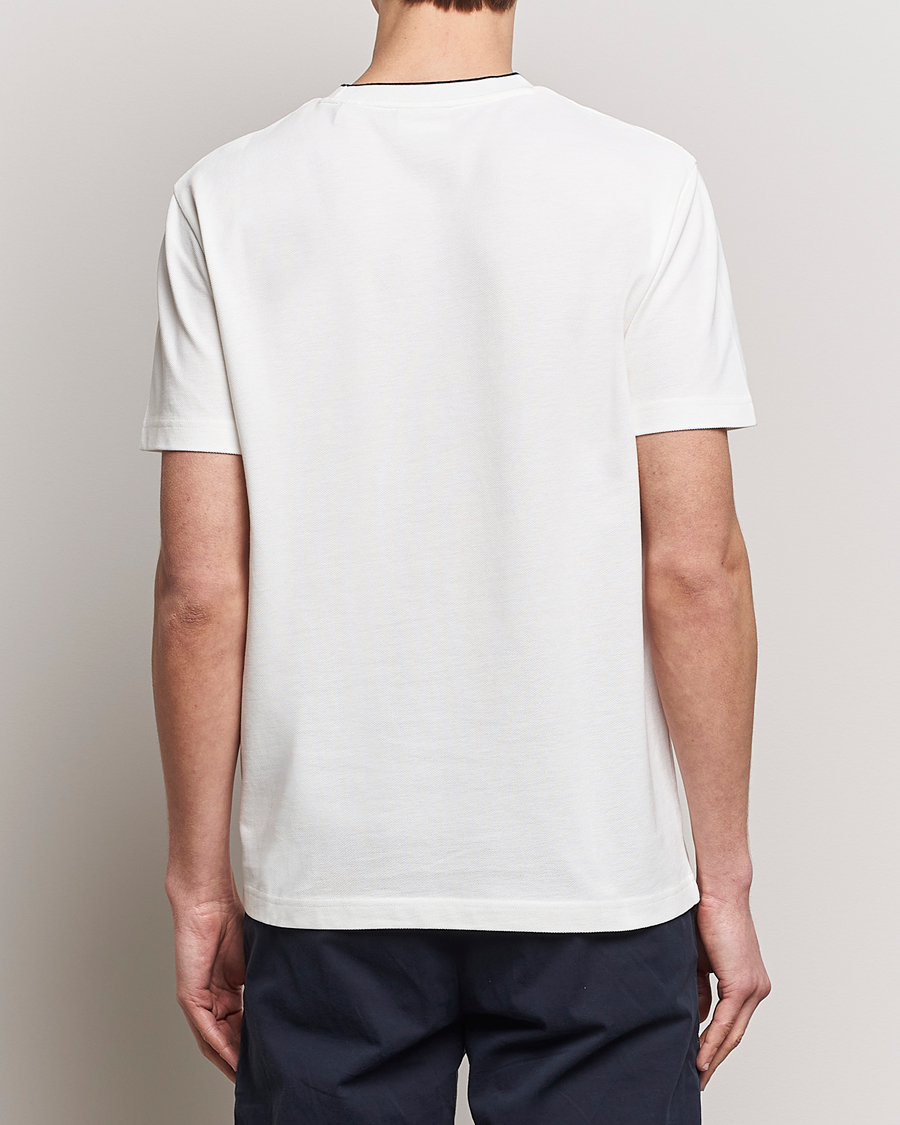 Herr | T-Shirts | GANT | Pique Crew Neck T-Shirt Eggshell