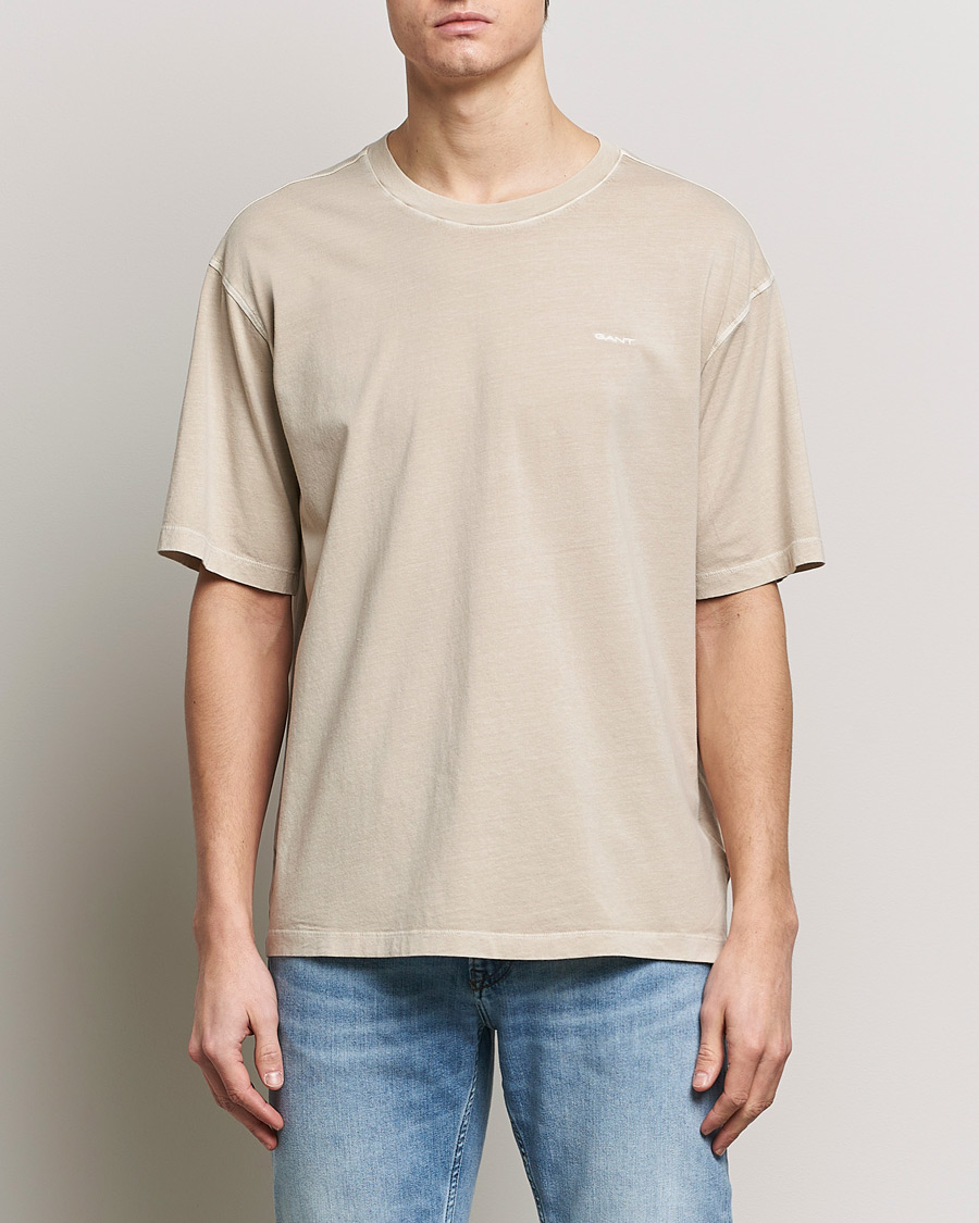 Herr | GANT | GANT | Sunbleached T-Shirt Silky Beige