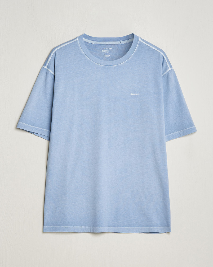 Herr | T-Shirts | GANT | Sunbleached T-Shirt Dove Blue