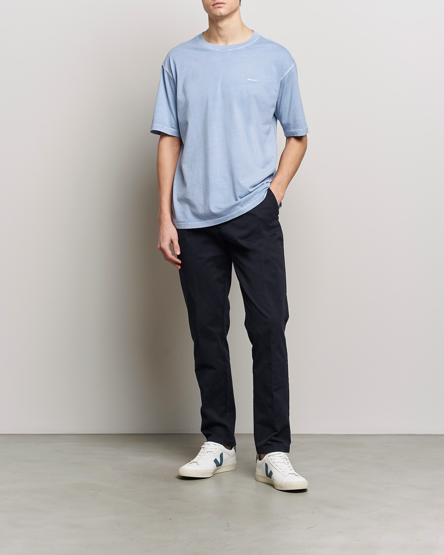 Herr | T-Shirts | GANT | Sunbleached T-Shirt Dove Blue