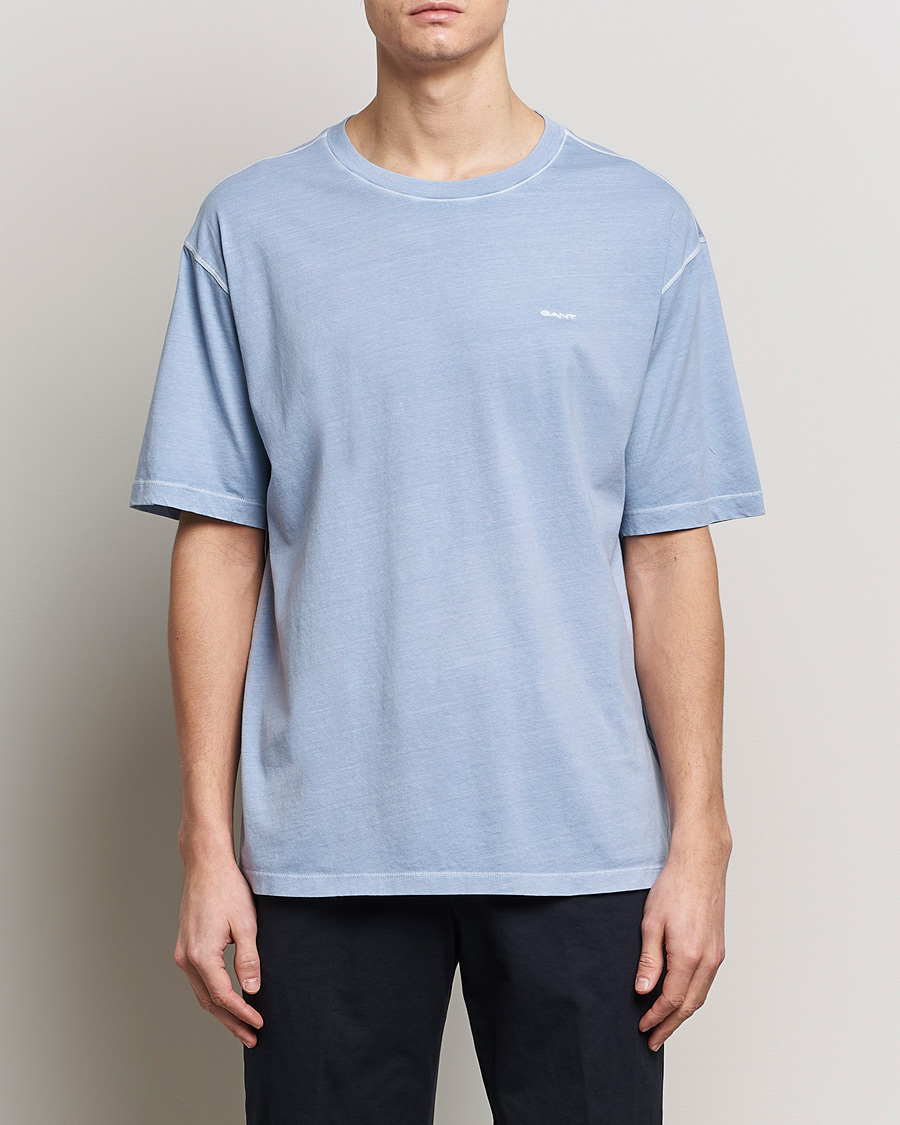Herr | T-Shirts | GANT | Sunbleached T-Shirt Dove Blue