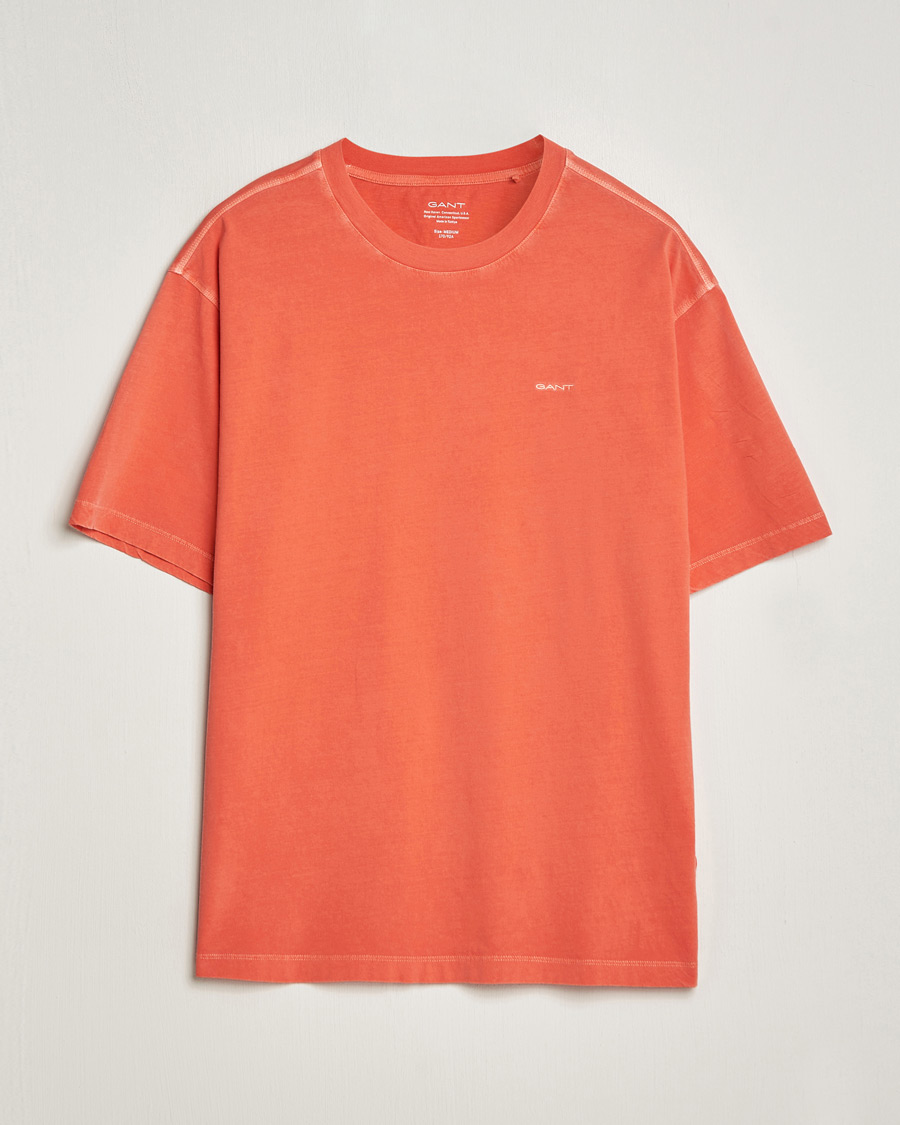 Herr | T-Shirts | GANT | Sunbleached T-Shirt Burnt Orange