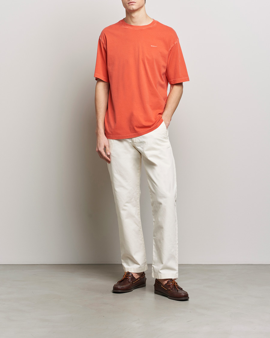 Herr | T-Shirts | GANT | Sunbleached T-Shirt Burnt Orange
