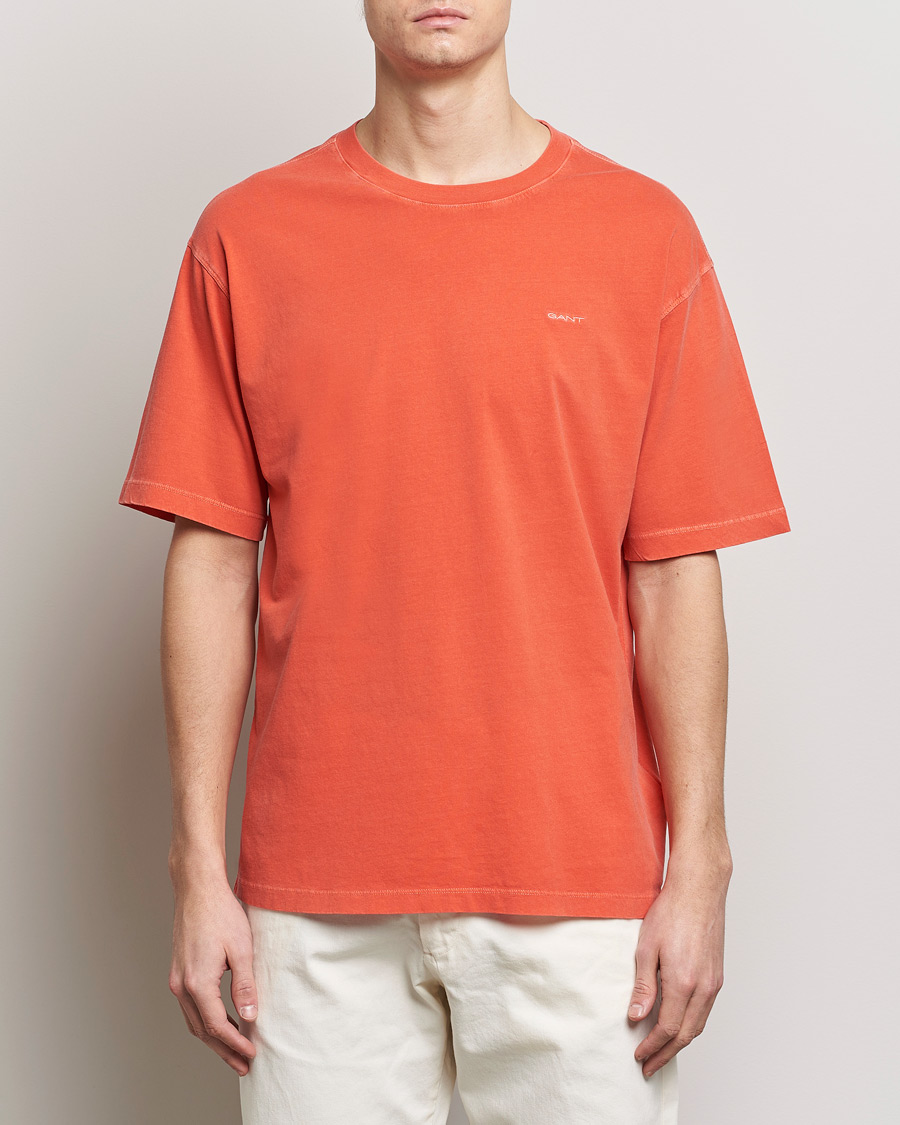 Herr | Kläder | GANT | Sunbleached T-Shirt Burnt Orange