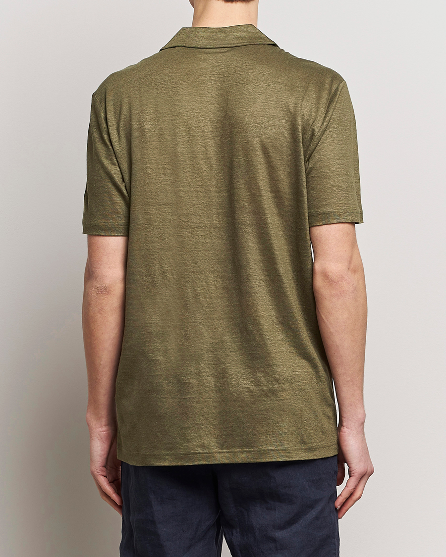 Herr | Pikéer | GANT | Linen Polo Juniper Green