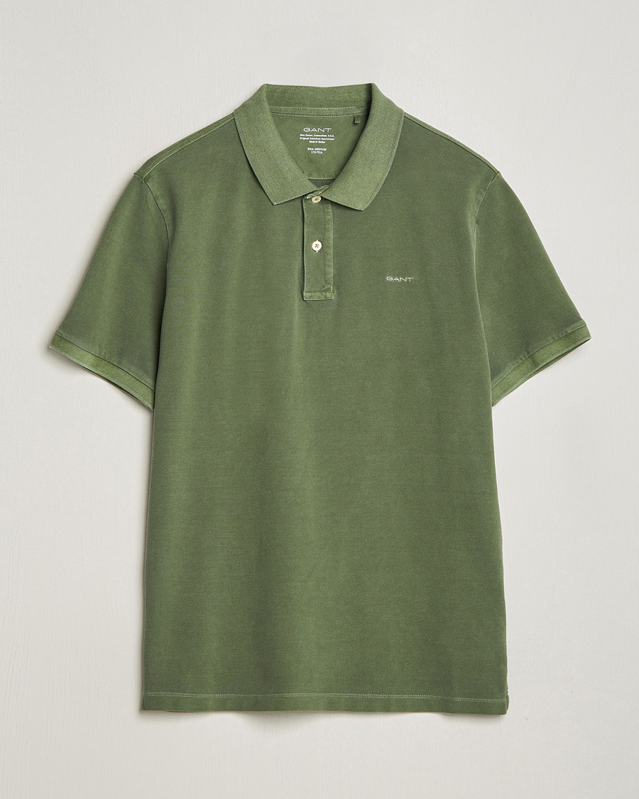 Herr | Pikéer | GANT | Sunbleached Polo Pine Green