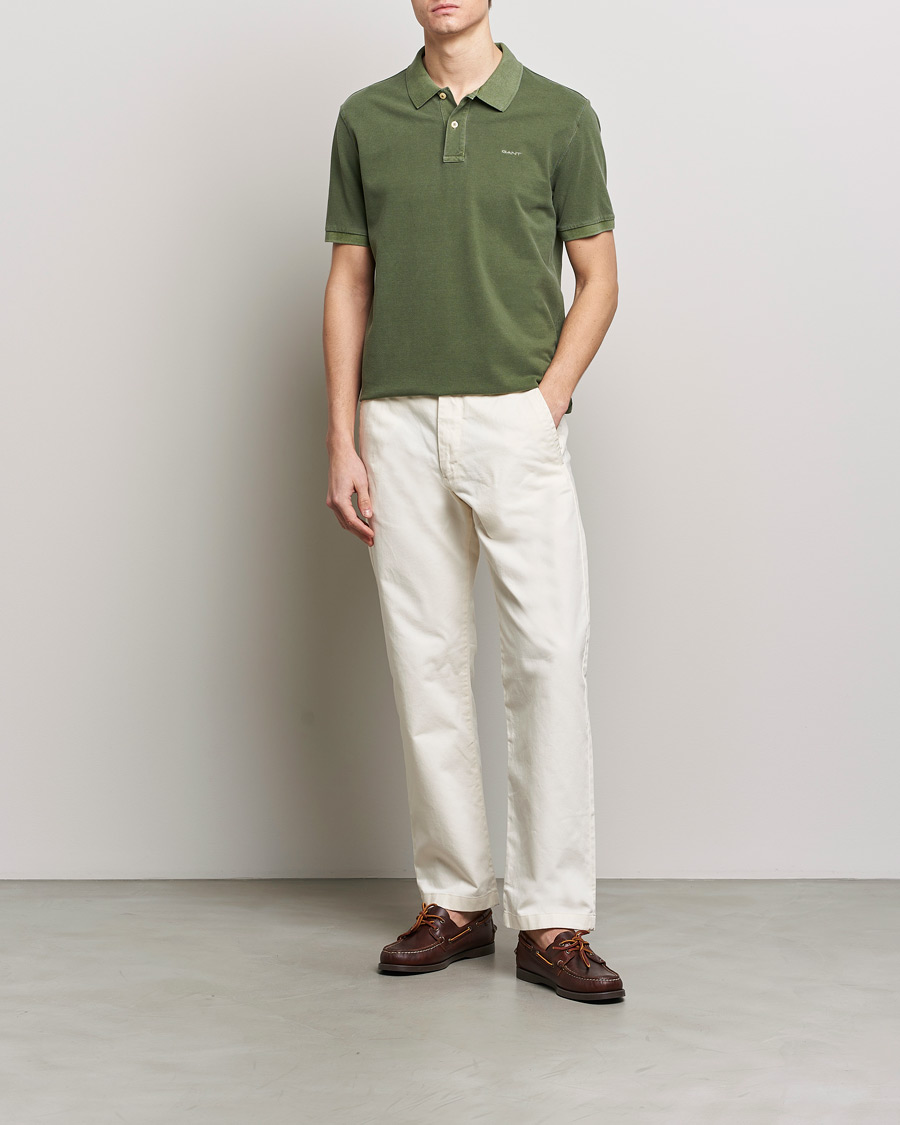 Herr | Pikéer | GANT | Sunbleached Polo Pine Green