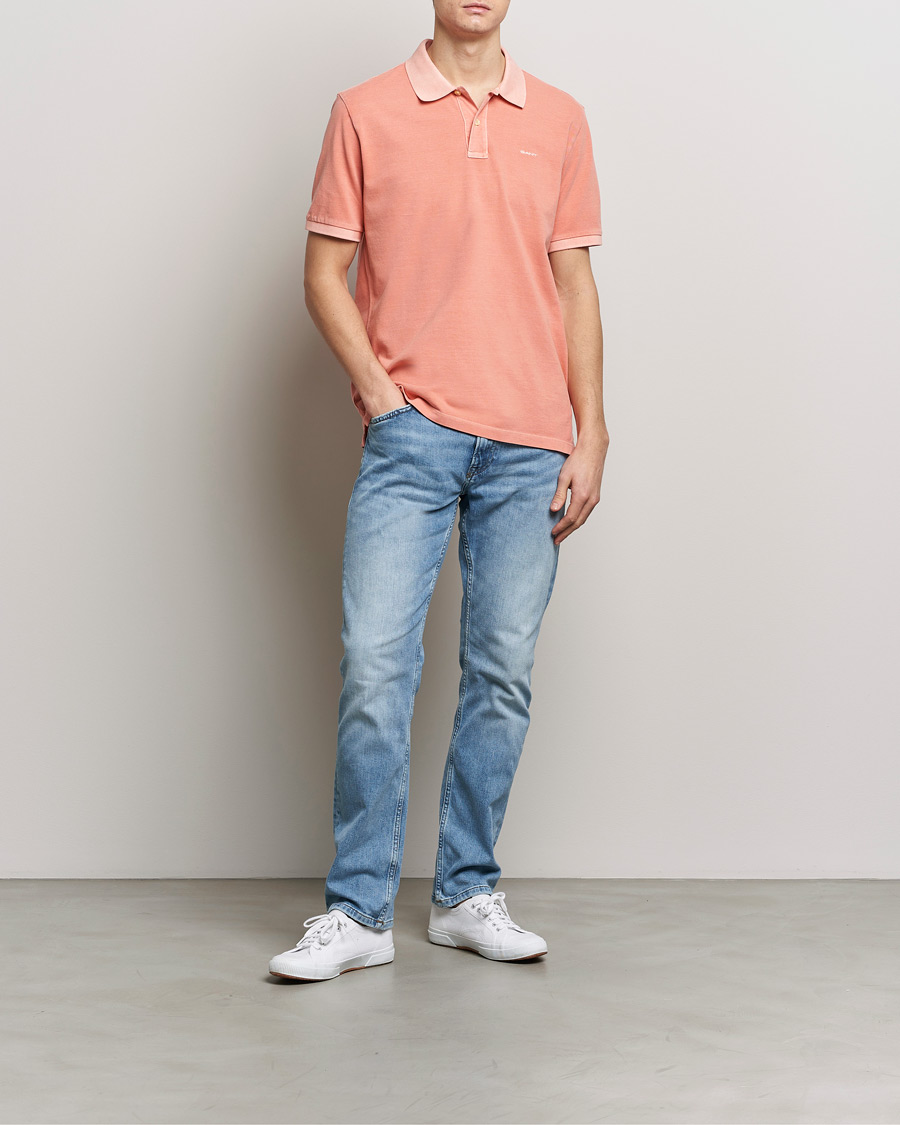 Herr | Pikéer | GANT | Sunbleached Polo Peachy Pink