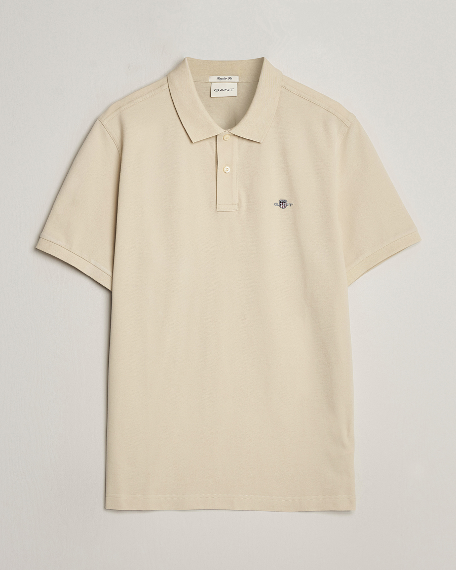 Herr | Pikéer | GANT | The Original Polo Silky Beige