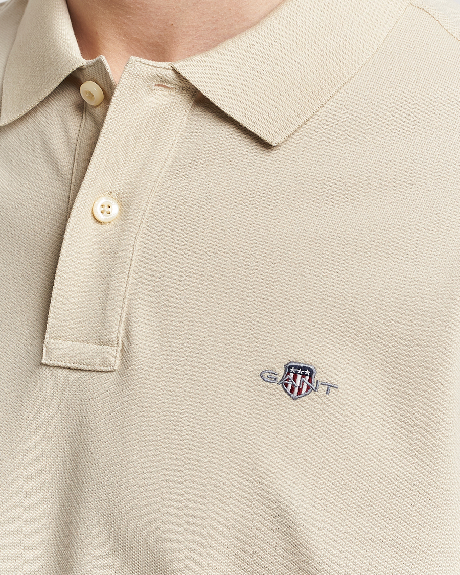 Herr | Pikéer | GANT | The Original Polo Silky Beige