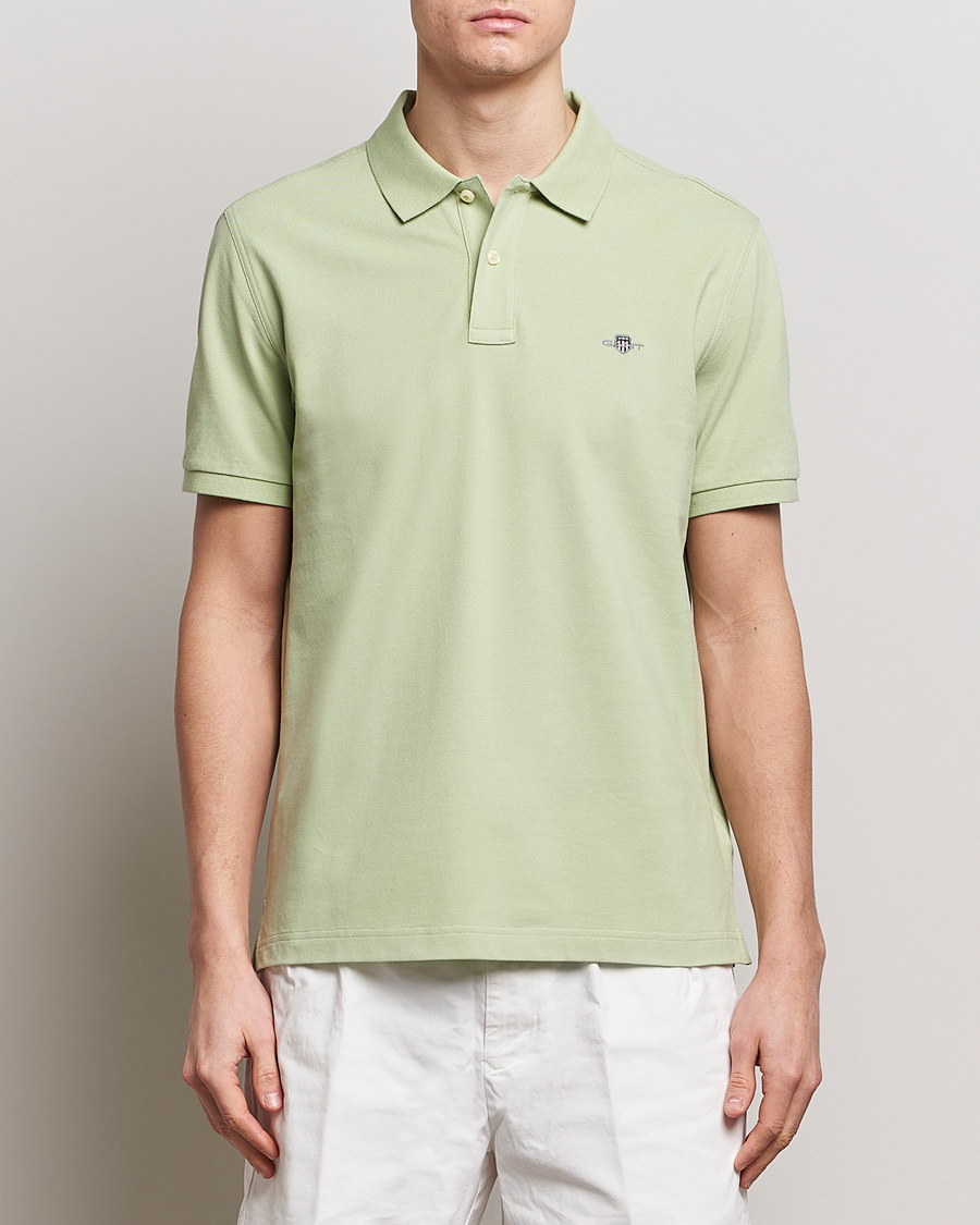 Herr | Kortärmade pikéer | GANT | The Original Polo Milky Matcha