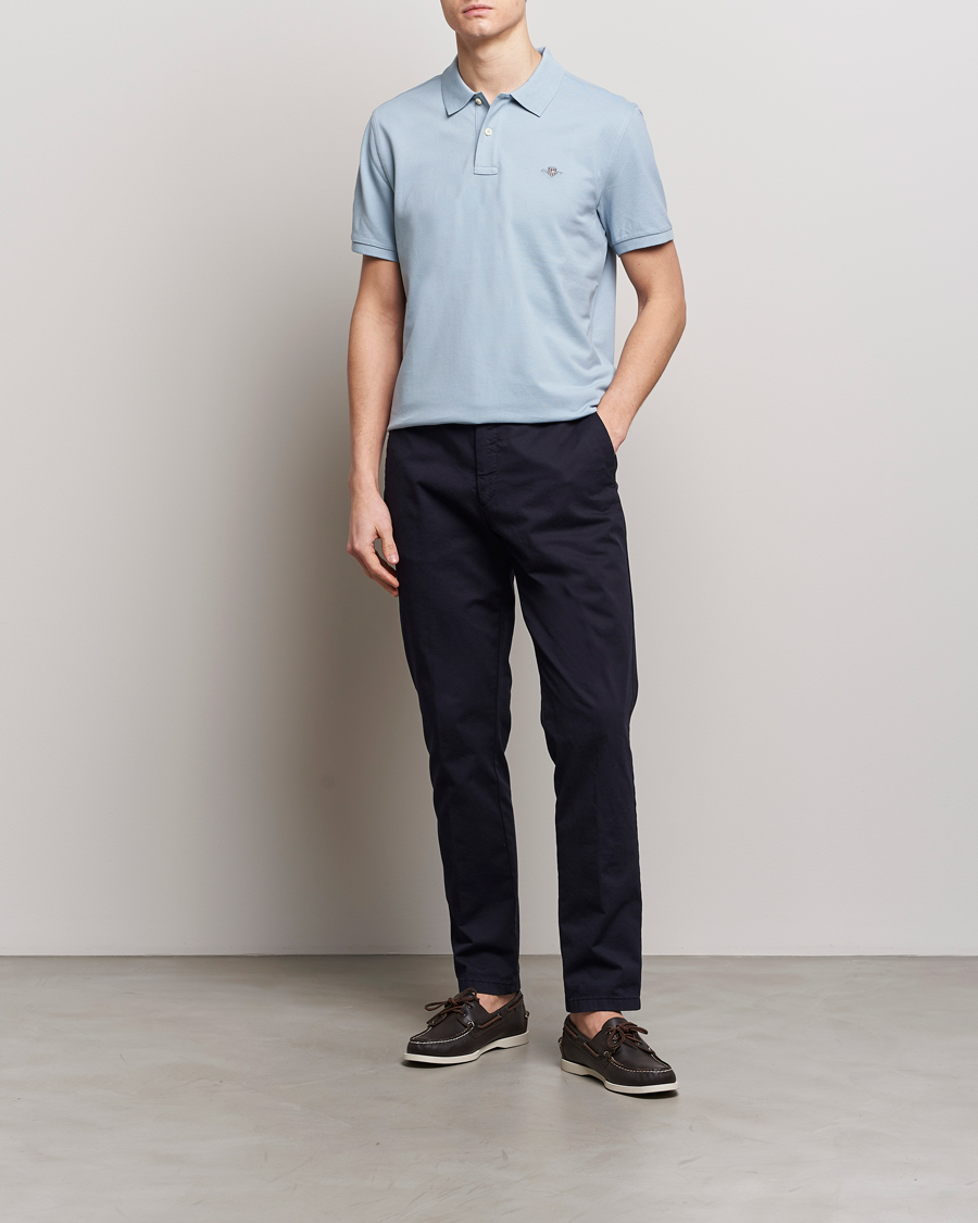 Herr | Pikéer | GANT | The Original Polo Dove Blue