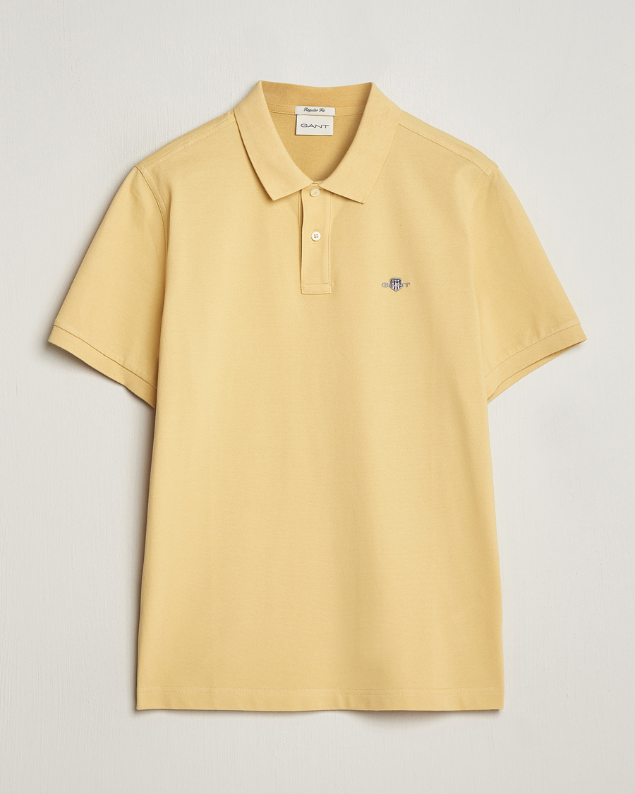 Herr | Pikéer | GANT | The Original Polo Dusty Yellow