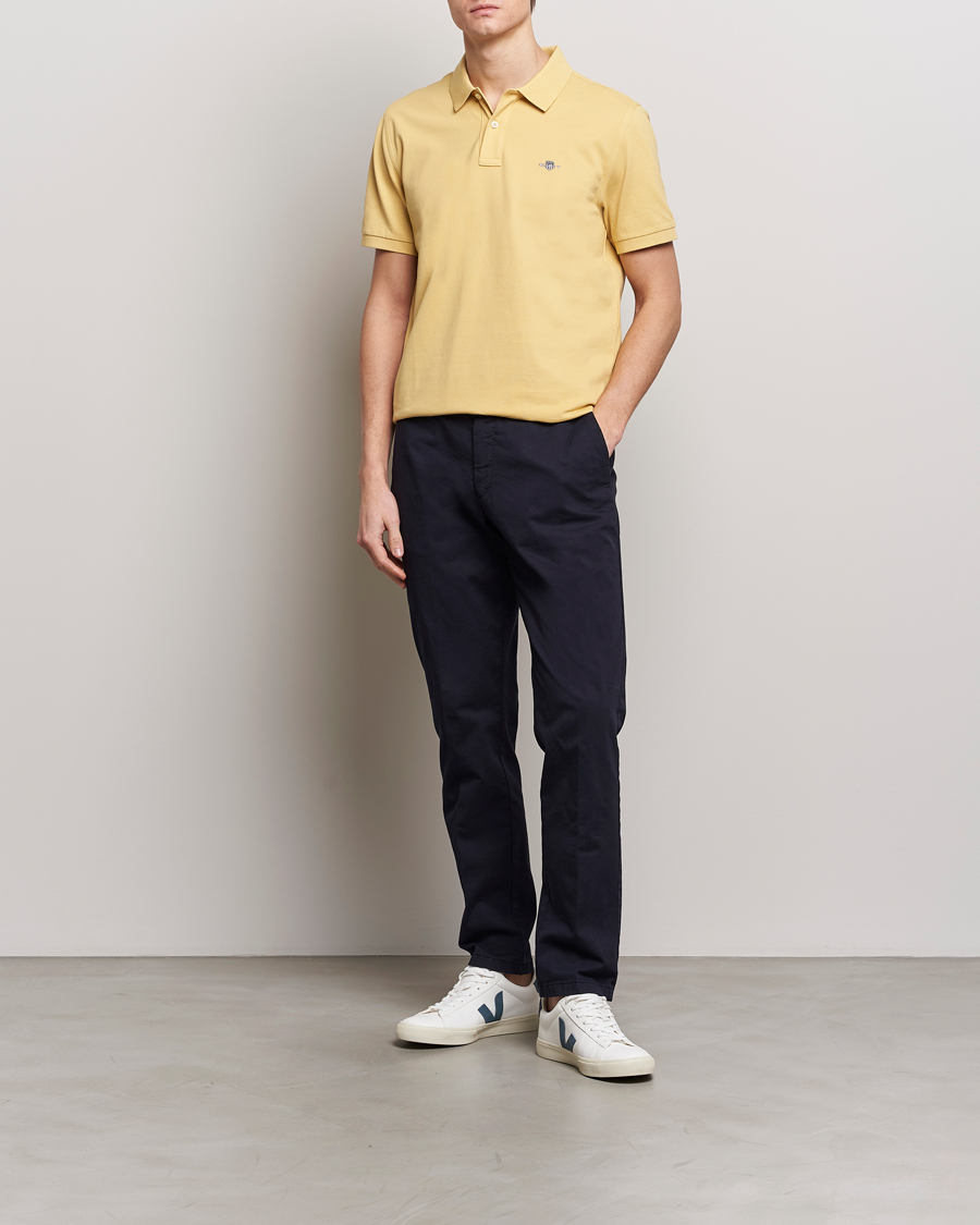 Herr | Pikéer | GANT | The Original Polo Dusty Yellow