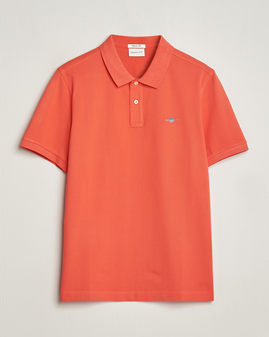 Herr | Pikéer | GANT | The Original Polo Burnt Orange