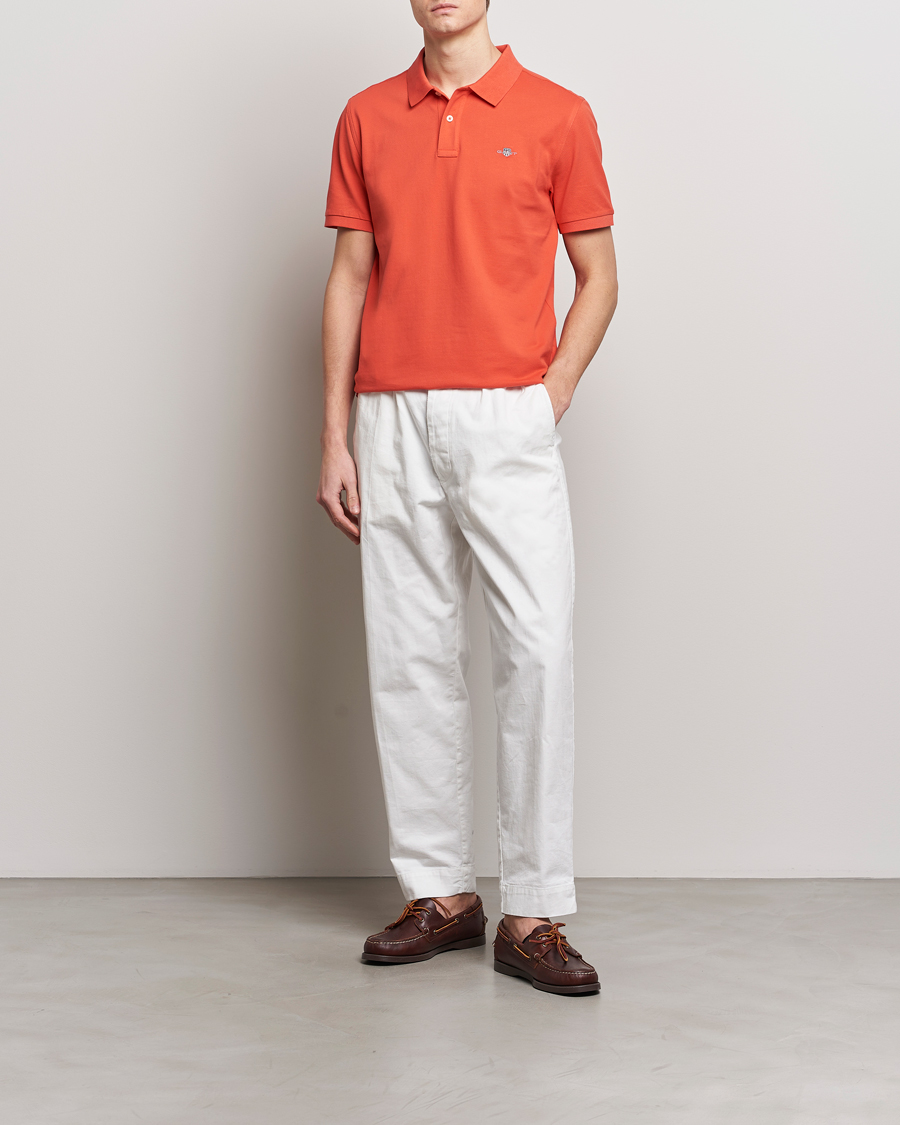 Herr | Pikéer | GANT | The Original Polo Burnt Orange