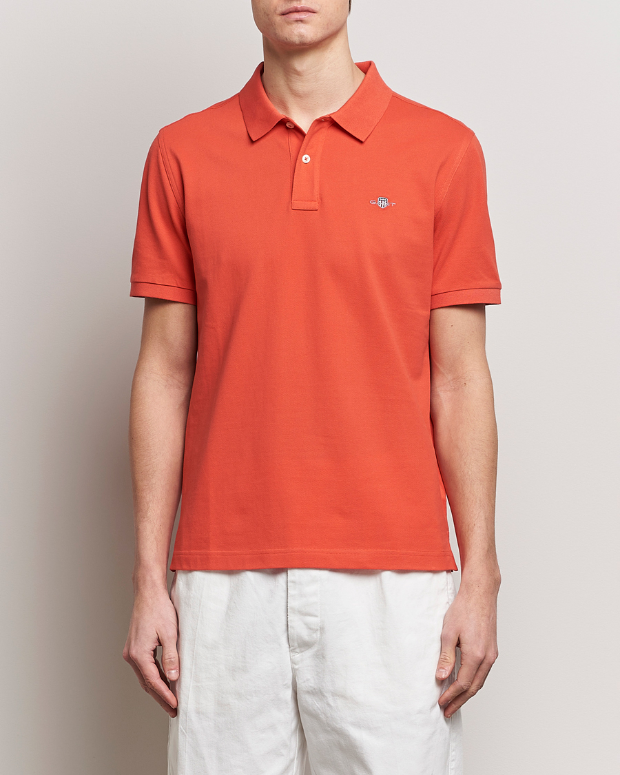 Herr | Pikéer | GANT | The Original Polo Burnt Orange