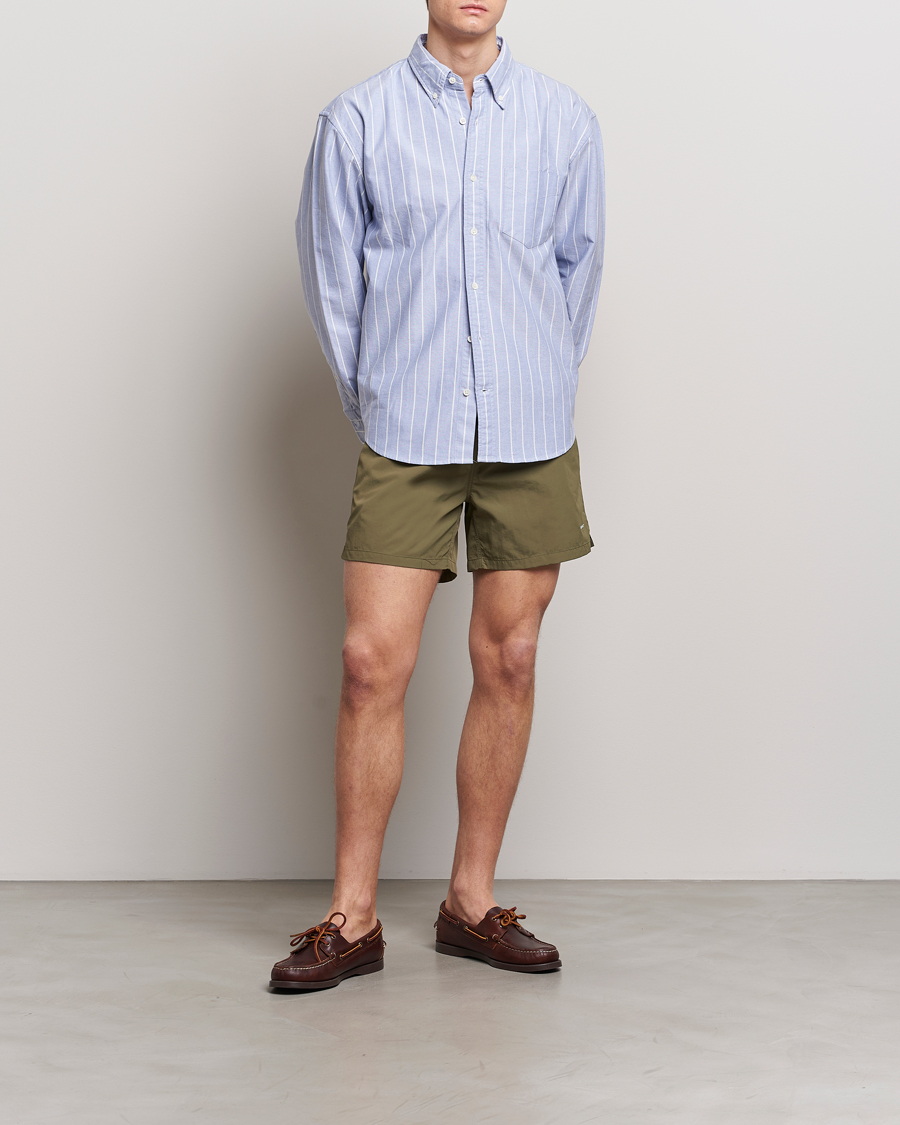 Herr | Badbyxor | GANT | Basic Swimshorts Juniper Green