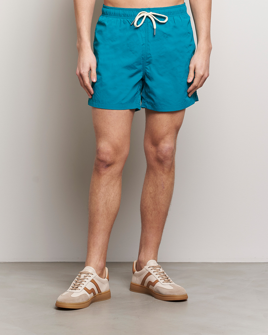 Herr | Badbyxor | Gant | Basic Swimshorts Ocean Turquoise