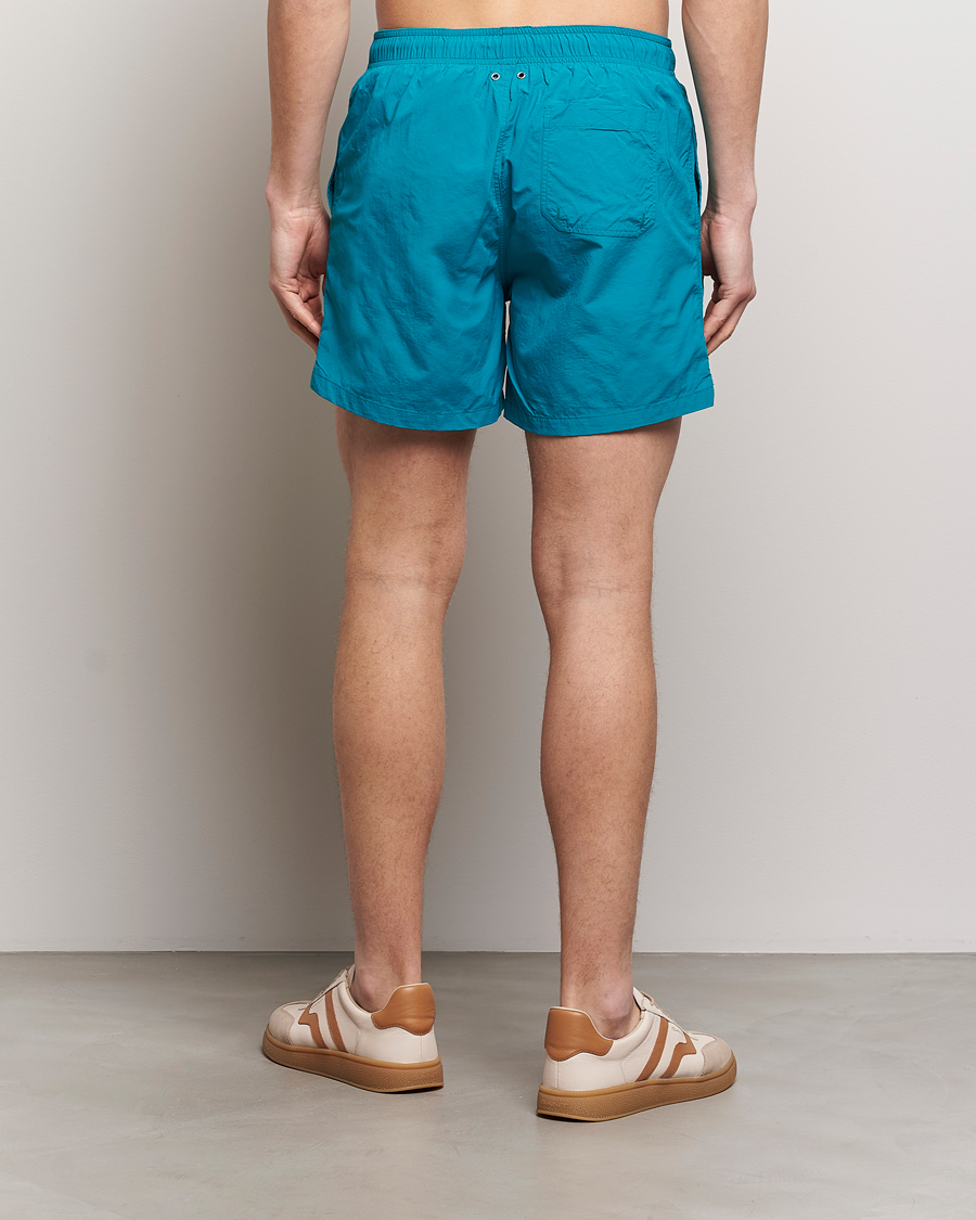 Herr | Badbyxor | GANT | Basic Swimshorts Ocean Turquoise