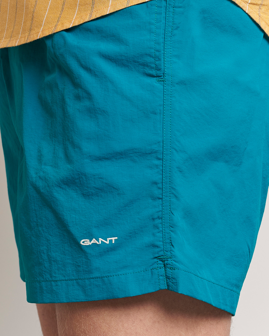 Herr | Badbyxor | Gant | Basic Swimshorts Ocean Turquoise