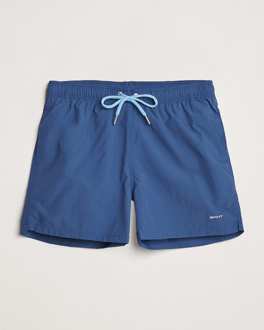 Herr | Badbyxor | Gant | Basic Swimshorts Dusty Blue Sea