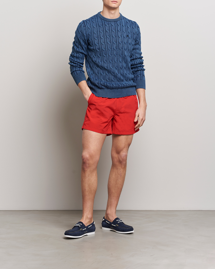Herr | Badbyxor | Gant | Basic Swimshorts Bright Red