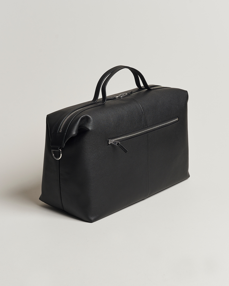 Herr | Lojalitetserbjudande | GANT | Leather Weekendbag Black
