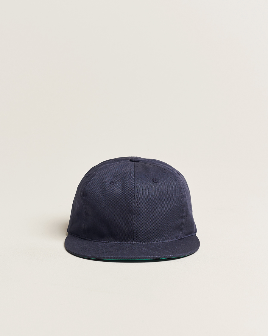 Herr | Ebbets Field Flannels Made in USA Unlettered Cotton Cap Navy | Ebbets Field Flannels | Made in USA Unlettered Cotton Cap Navy
