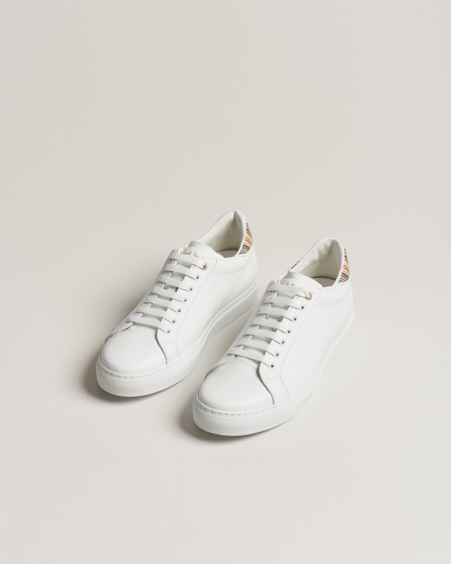 Herr | Best of British | Paul Smith | Beck Leather Sneaker White