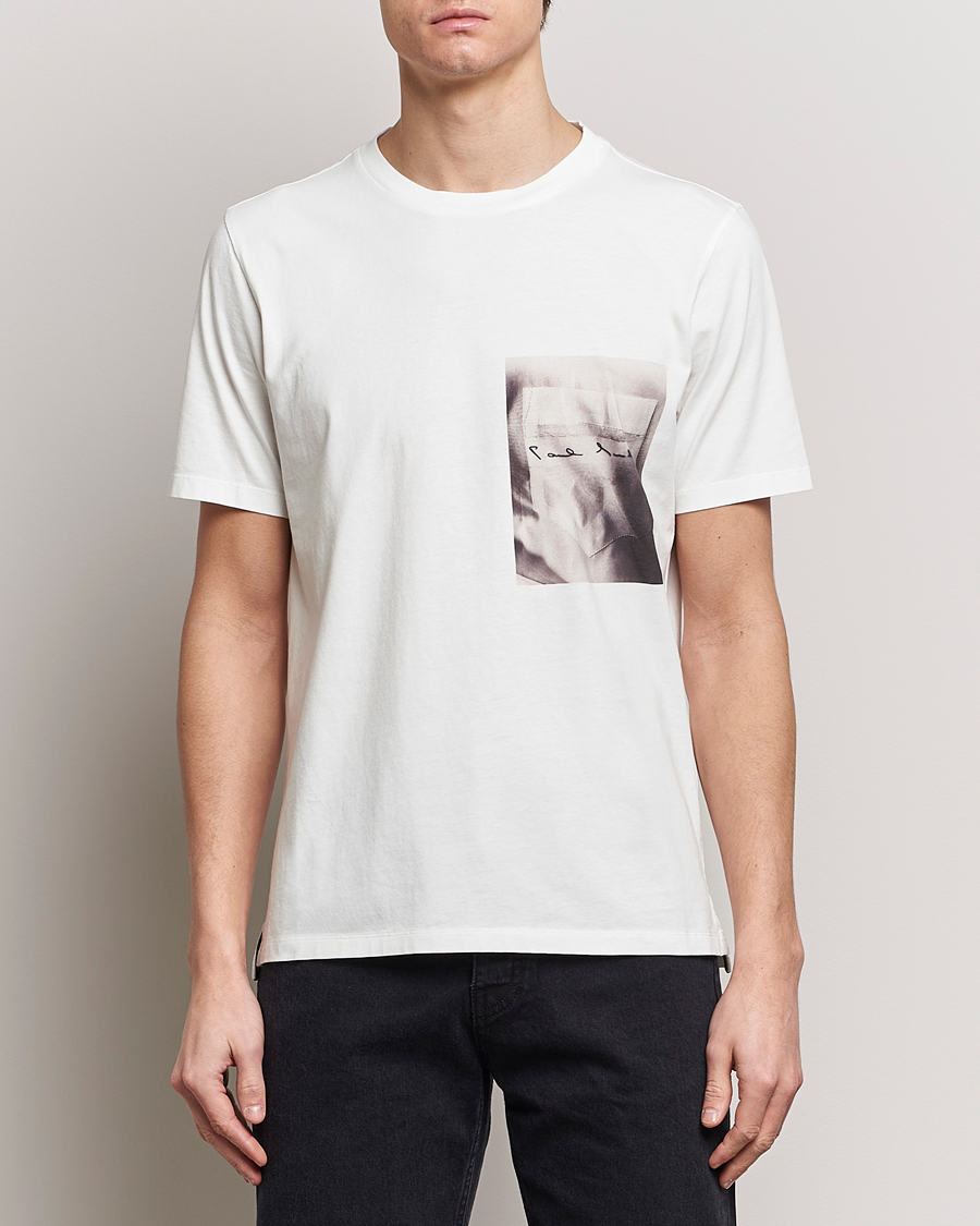 Herr | Vita t-shirts | Paul Smith | Organic Cotton Printed T-Shirt White