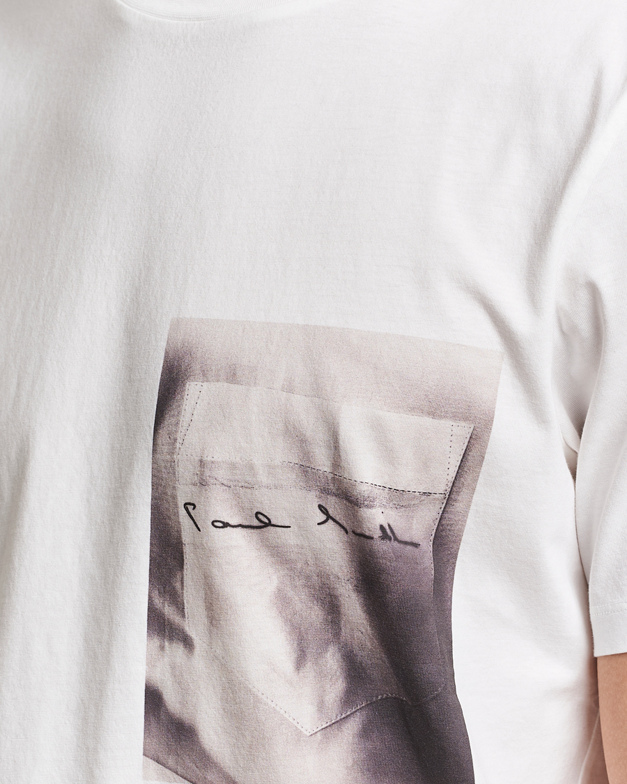 Herr | T-Shirts | Paul Smith | Organic Cotton Printed T-Shirt White