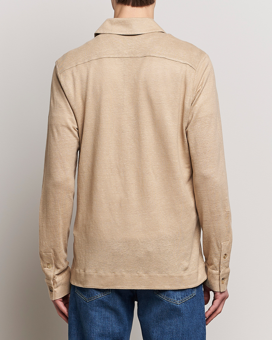 Herr | Skjortor | Paul Smith | Linen Jersey Shirt Beige