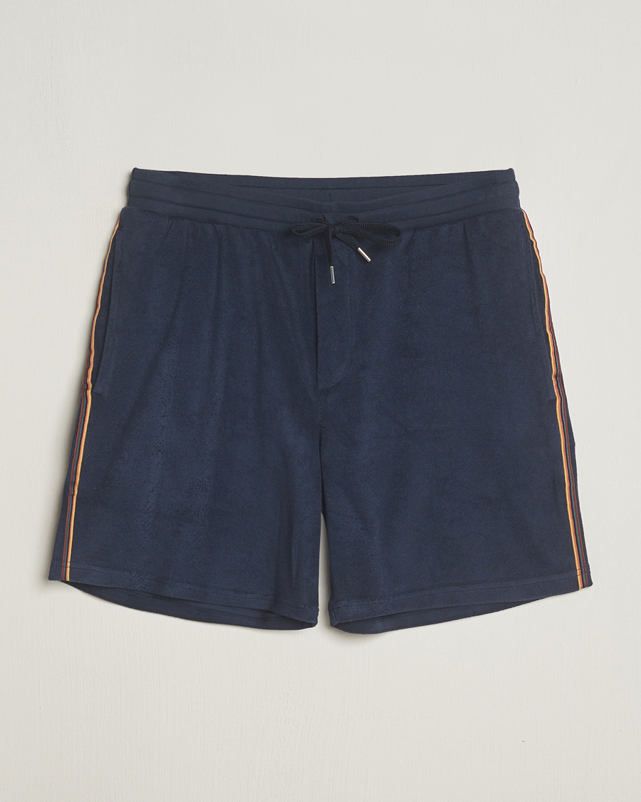 Herr | Shorts | Paul Smith | Stripe Towelling Shorts Navy