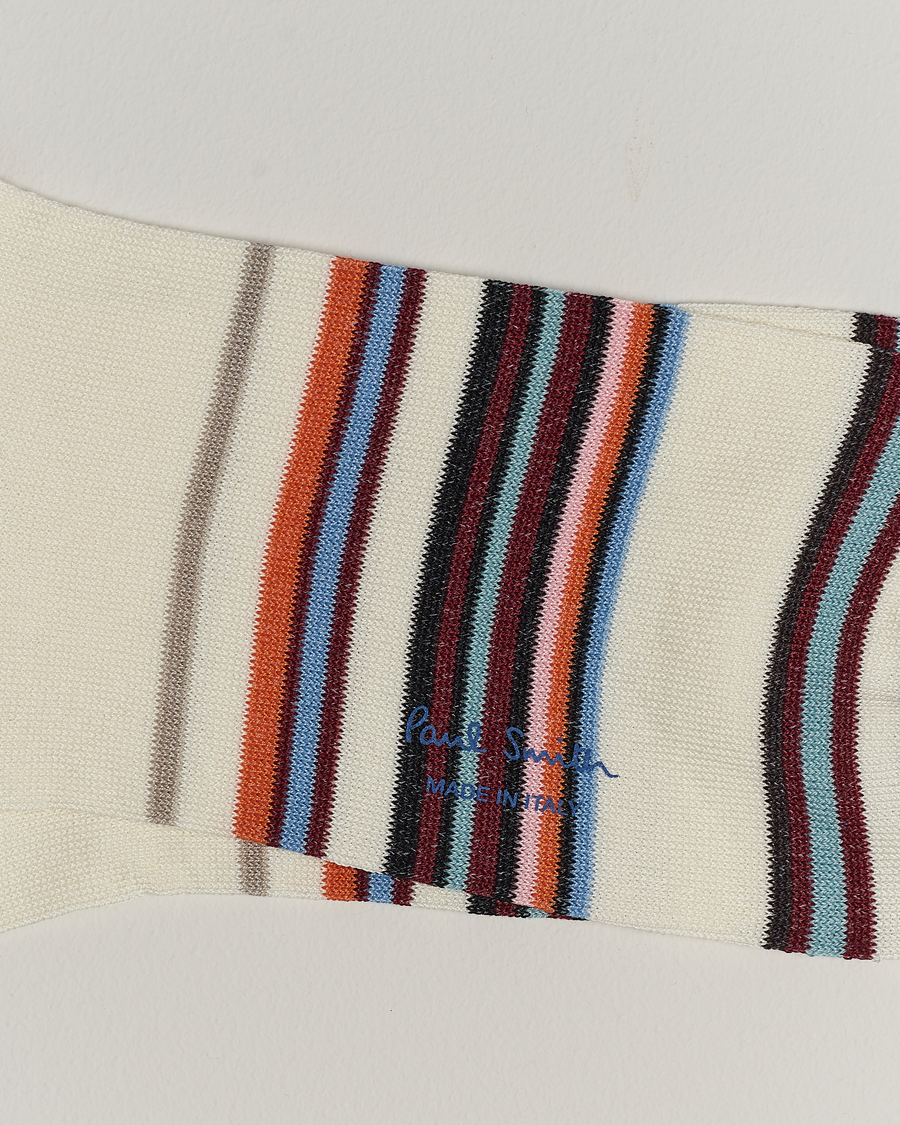 Herr | Avdelningar | Paul Smith | Flavio Signature Stripe Socks White