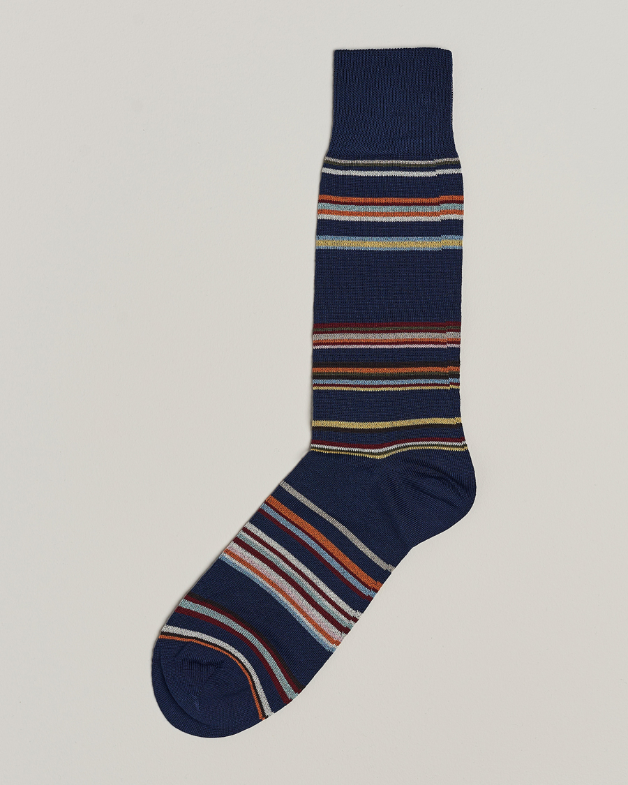 Herr | Underkläder | Paul Smith | Flavio Signature Stripe Socks Blue