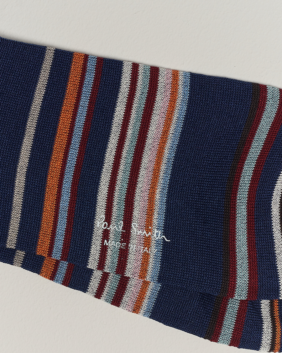 Herr | Strumpor | Paul Smith | Flavio Signature Stripe Socks Blue